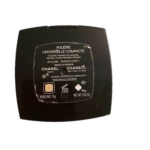 Authentic Chanel Empty Makeup Compacts with Mirror CC Logo Ring from Paris - Picture 3 of 4